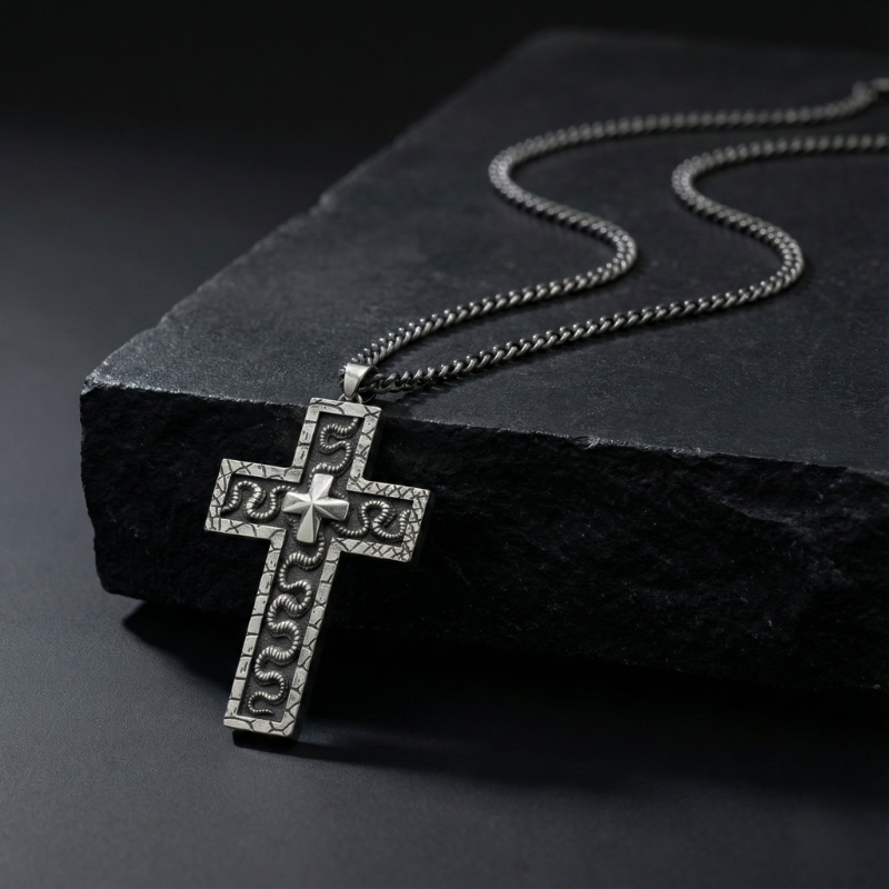 Collier Médaillon Crypte