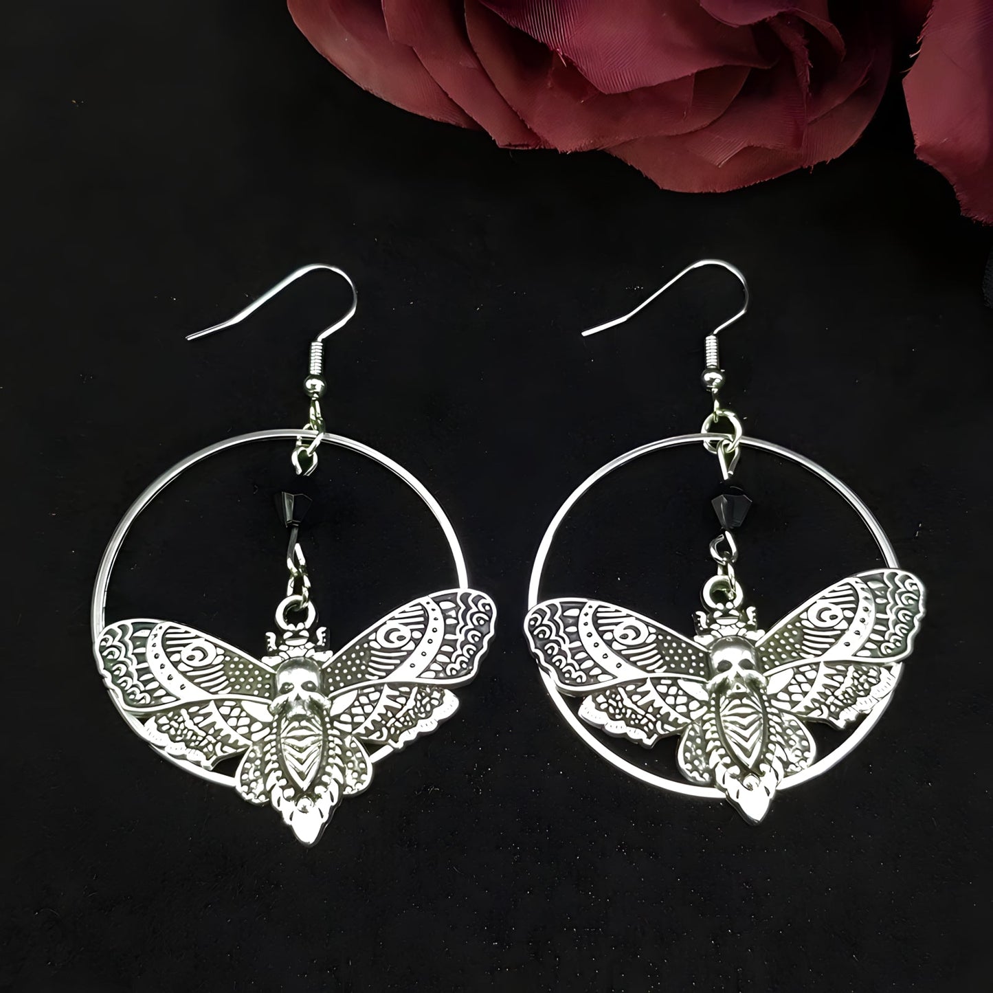 Boucles d'Oreilles Papillon Auréole