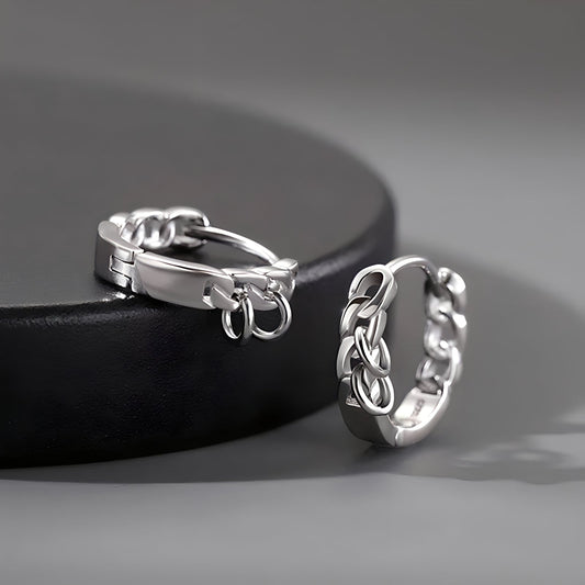 Boucles d'Oreilles Chaîne