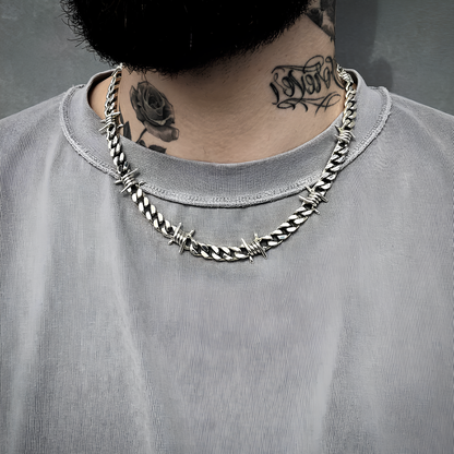 Chaîne Cubaine Fil Barbelé 9MM