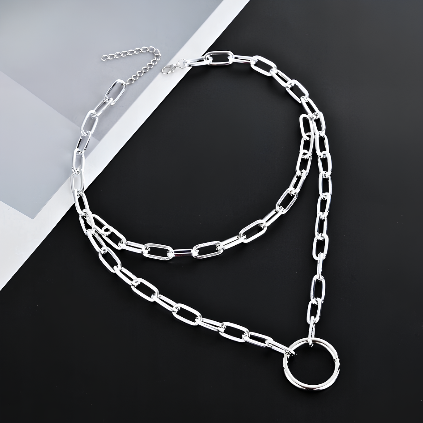 Collier Chaîne O Superposé