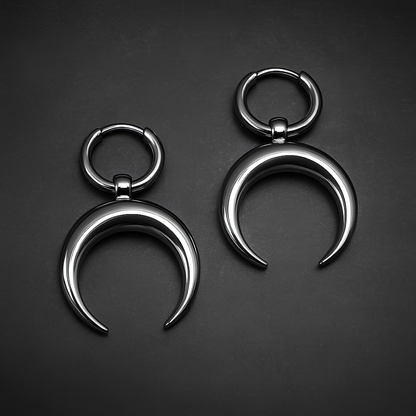 Boucles d'Oreilles Croissant de Lune