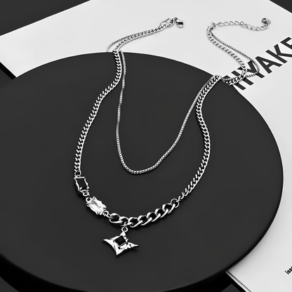 Collier Superposé Sable