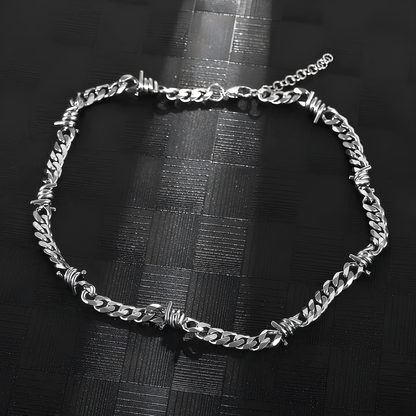 Chaîne Cubaine Fil Barbelé 9MM