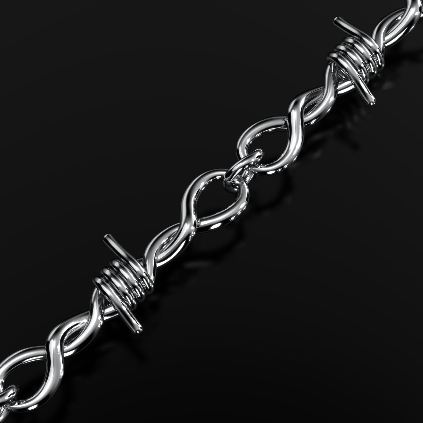 Collier Personnalisé Fil Barbelé