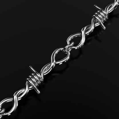 Collier Personnalisé Fil Barbelé