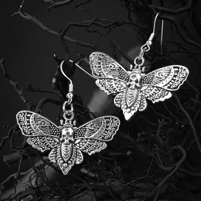 Boucles d'Oreilles Papillon de Nuit