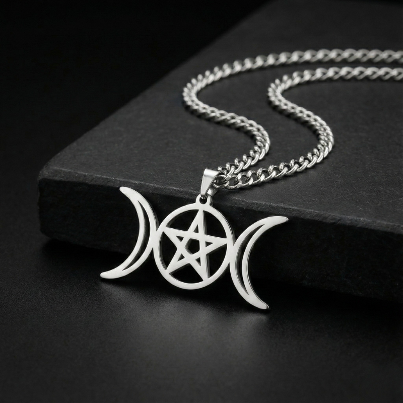 Collier Triple Lune