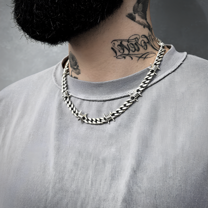 Chaîne Cubaine Fil Barbelé 9MM