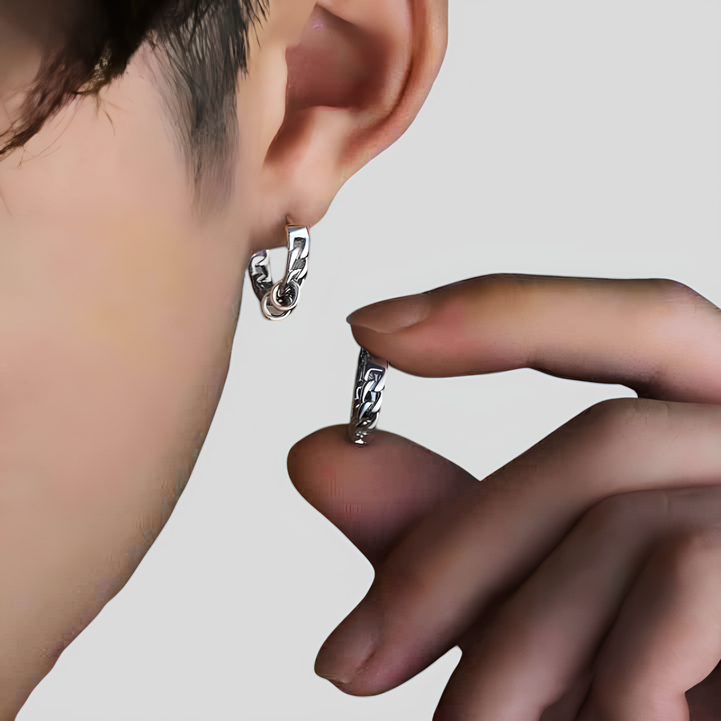 Boucles d'Oreilles Chaîne