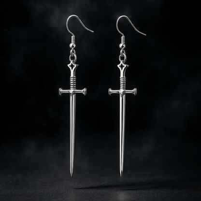 Boucles d'Oreilles Épée