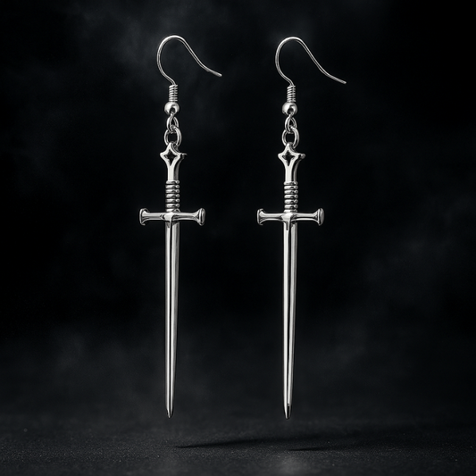 Boucles d'Oreilles Épée