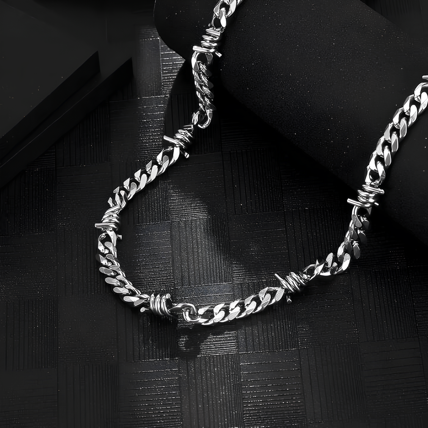 Chaîne Cubaine Fil Barbelé 9MM