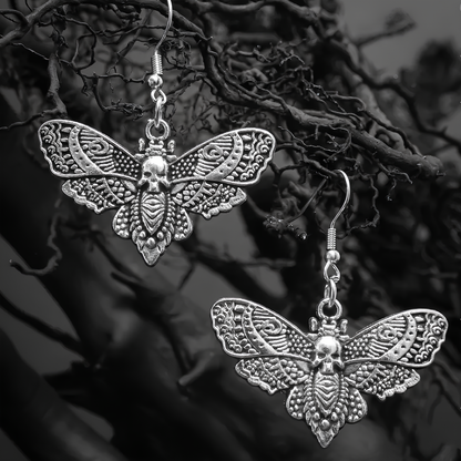 Boucles d'Oreilles Papillon de Nuit