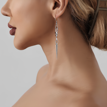 Boucles d'Oreilles Pointes Barbelées