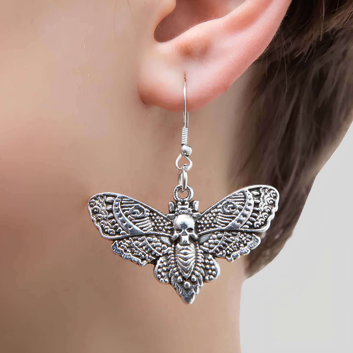 Boucles d'Oreilles Papillon de Nuit