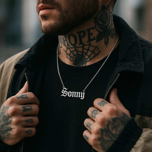 Collier Personnalisé Old English