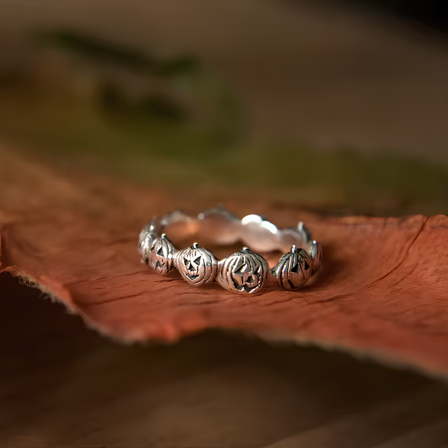 Bague Citrouille d'Halloween