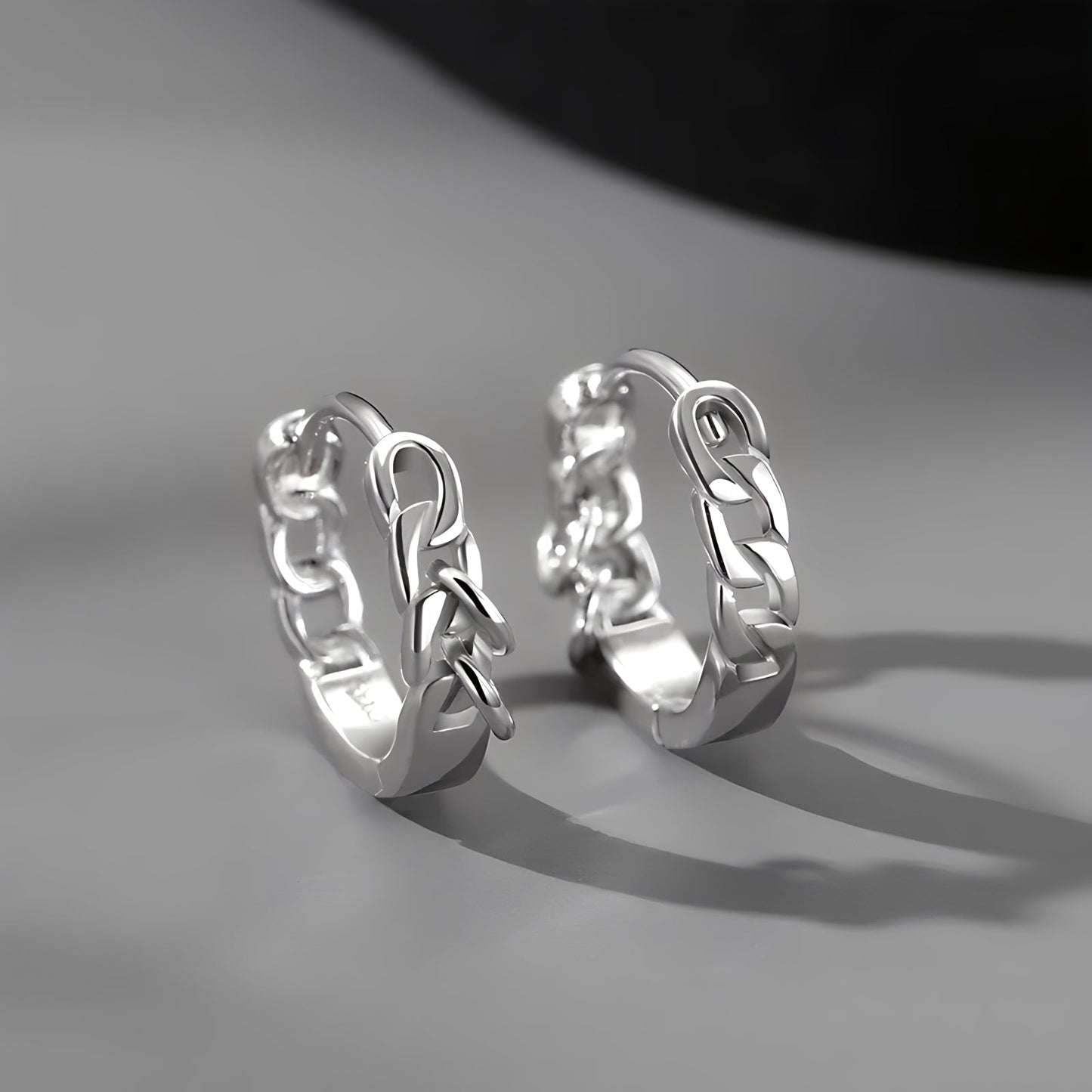 Boucles d'Oreilles Chaîne