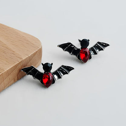 Boucles d'Oreilles Clous Chauve-Souris