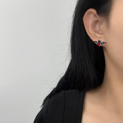 Boucles d'Oreilles Clous Chauve-Souris