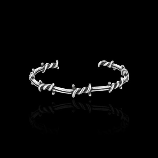 Bracelet Manchette Fil Barbelé