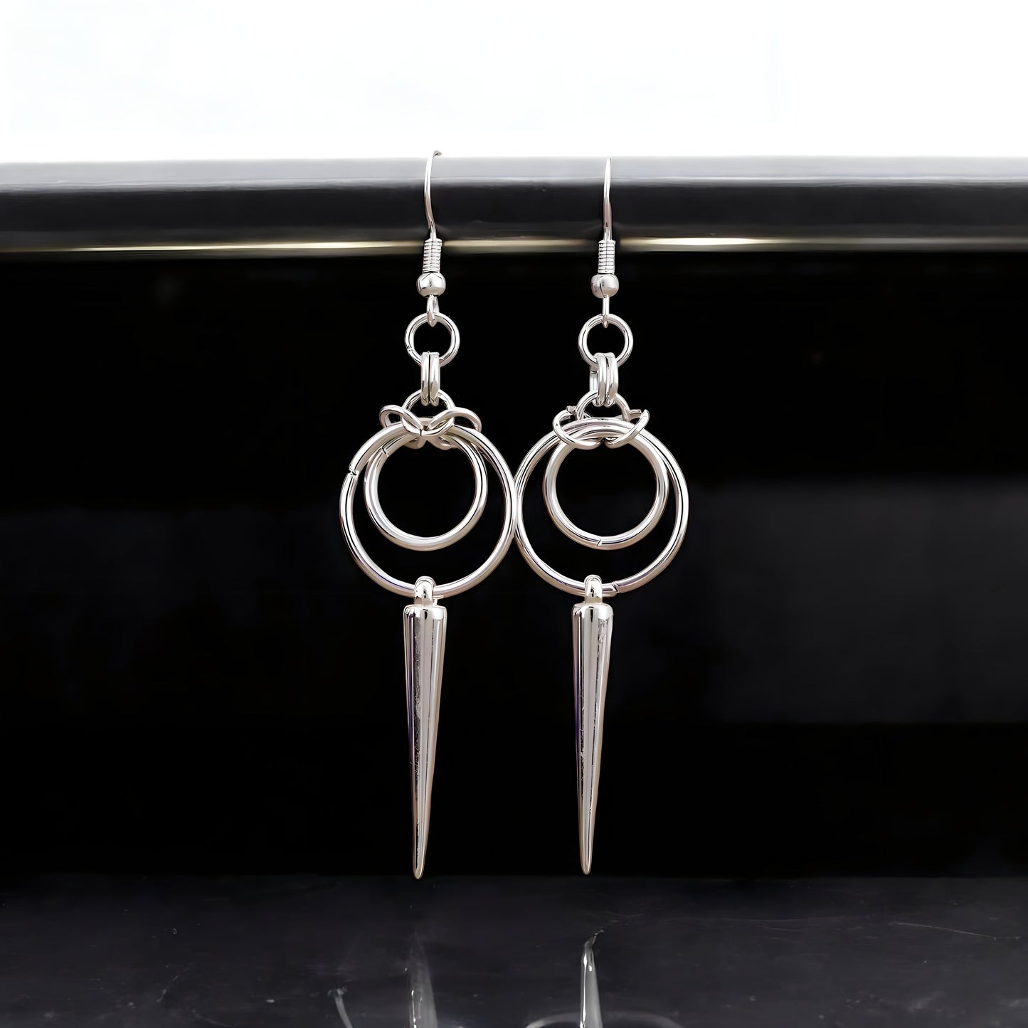 Boucles d'Oreilles Cotte de Mailles