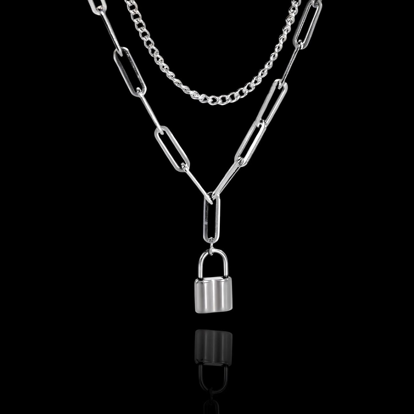 Collier Cadenas Superposé