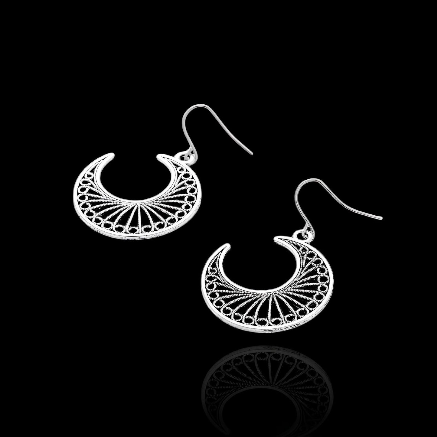 Boucles d'Oreilles Lune Occulte