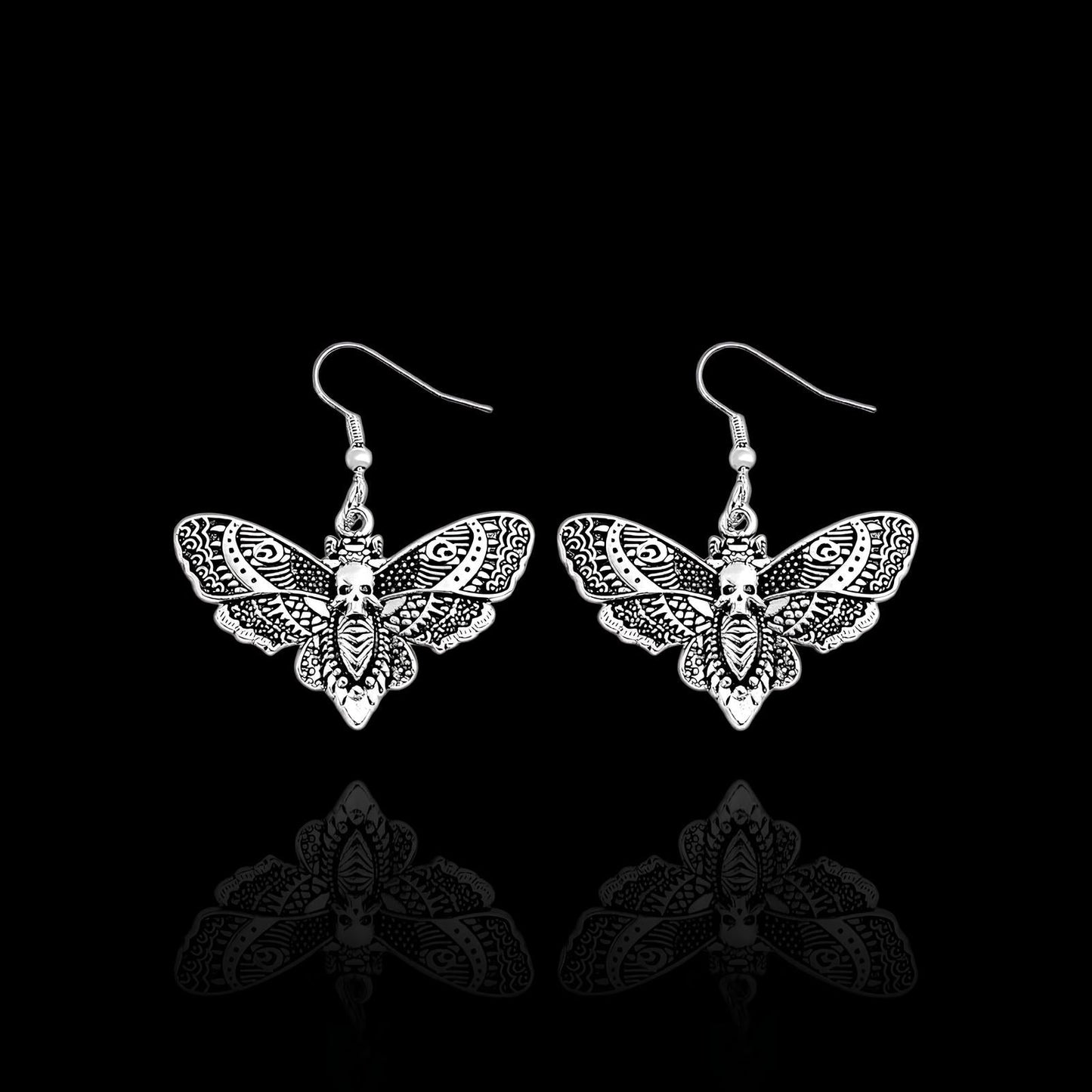 Boucles d'Oreilles Papillon de Nuit