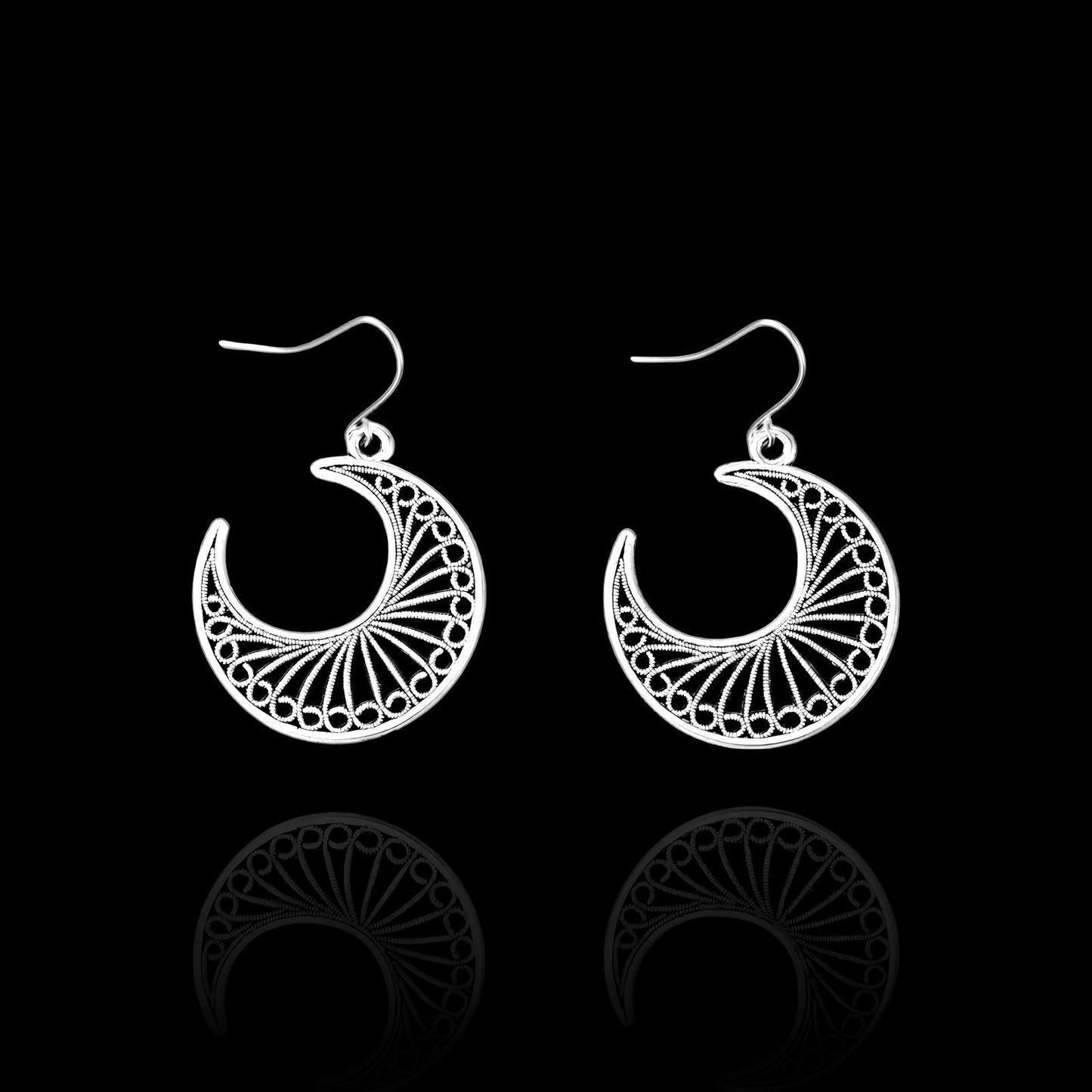 Boucles d'Oreilles Lune Occulte