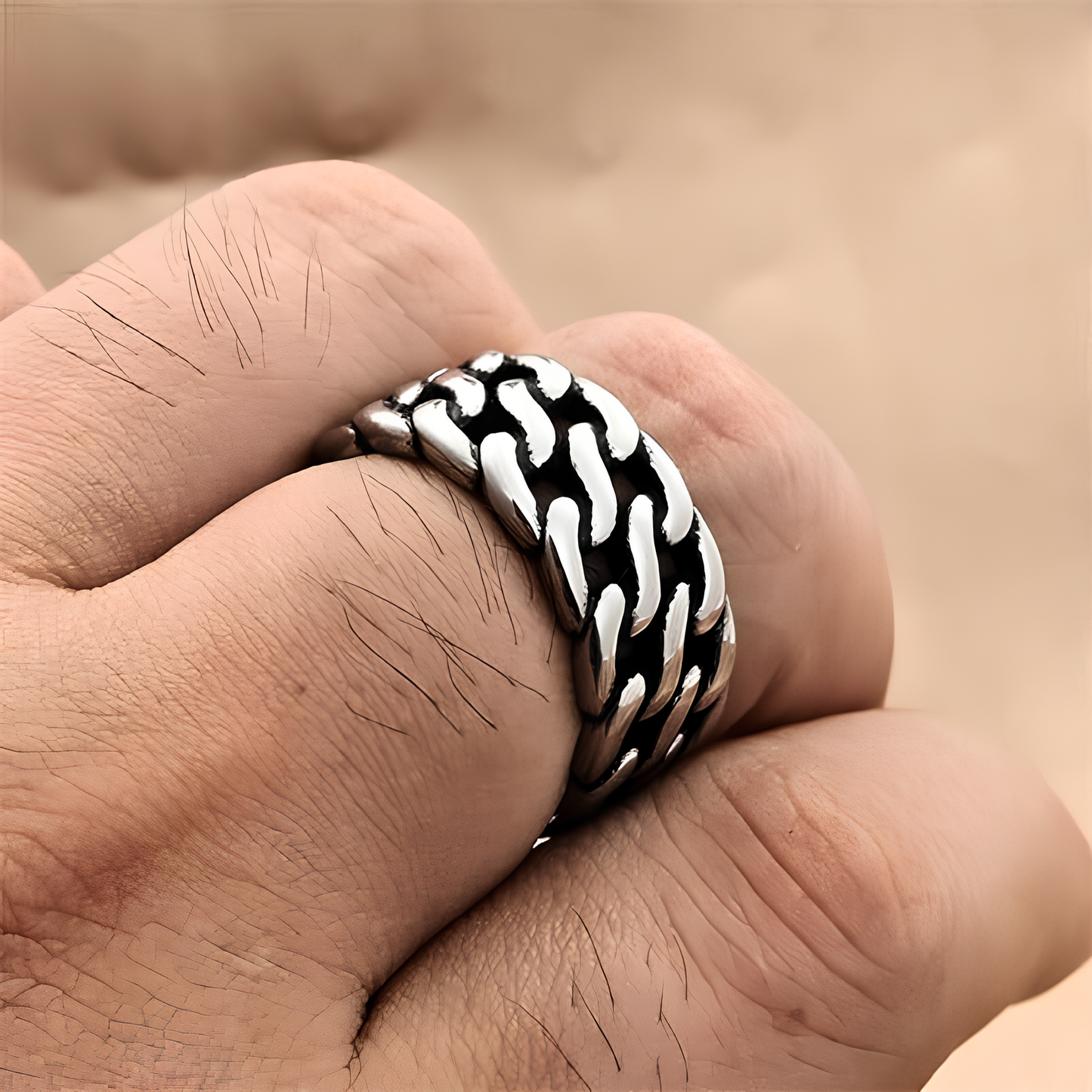 Bague Maillons Cubains