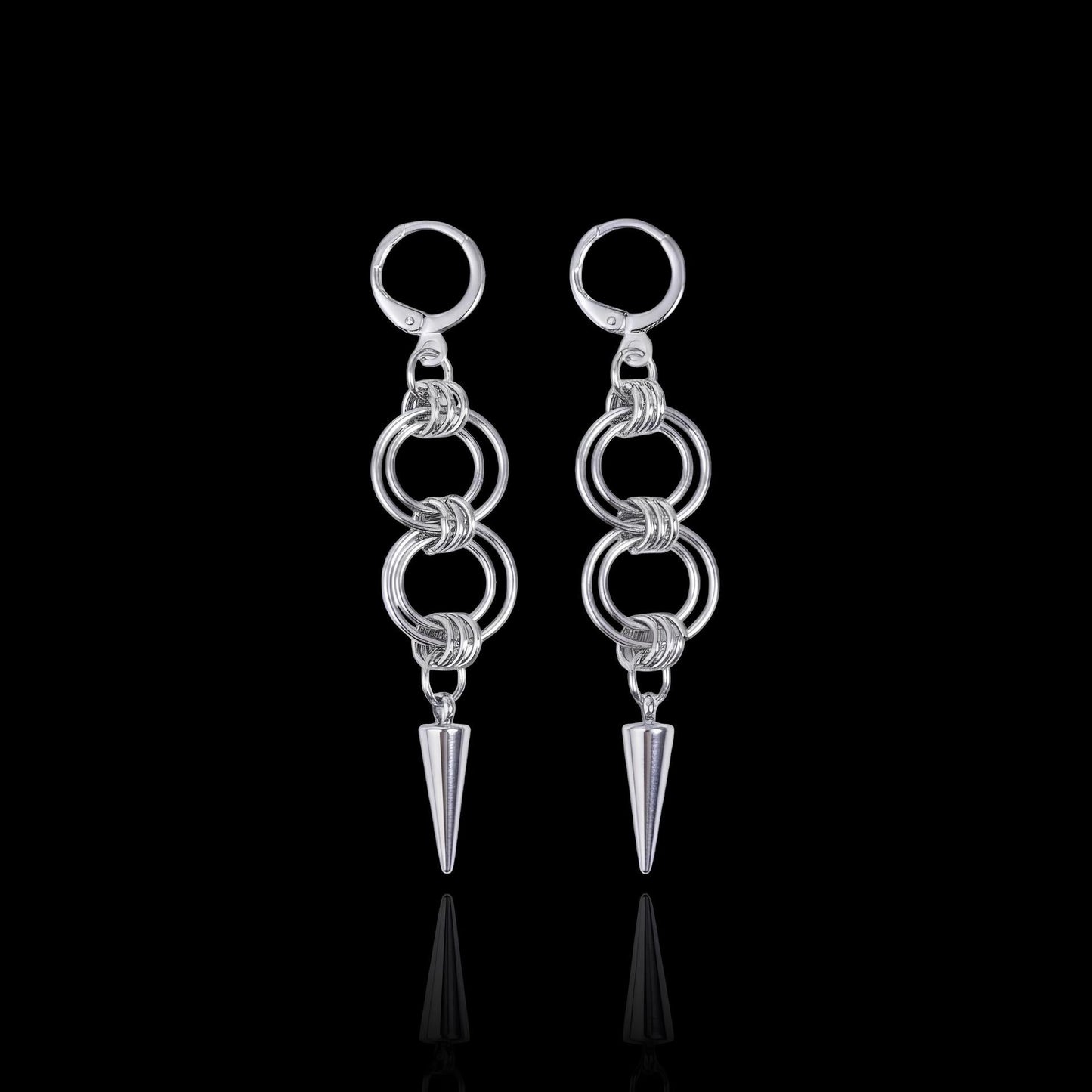 Créoles Pendantes à Pointes