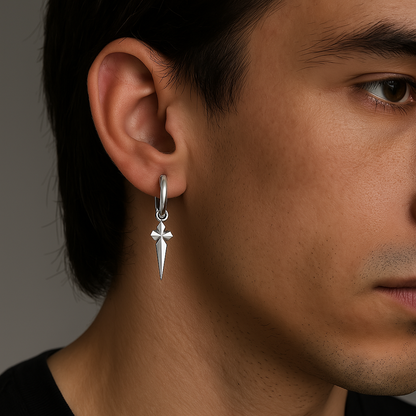 Boucle d'Oreille Dague Unique