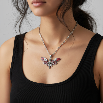 Collier Papillon de Sang