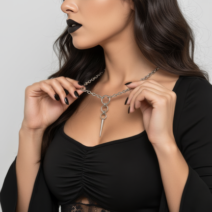 Collier Anneau à Pointe