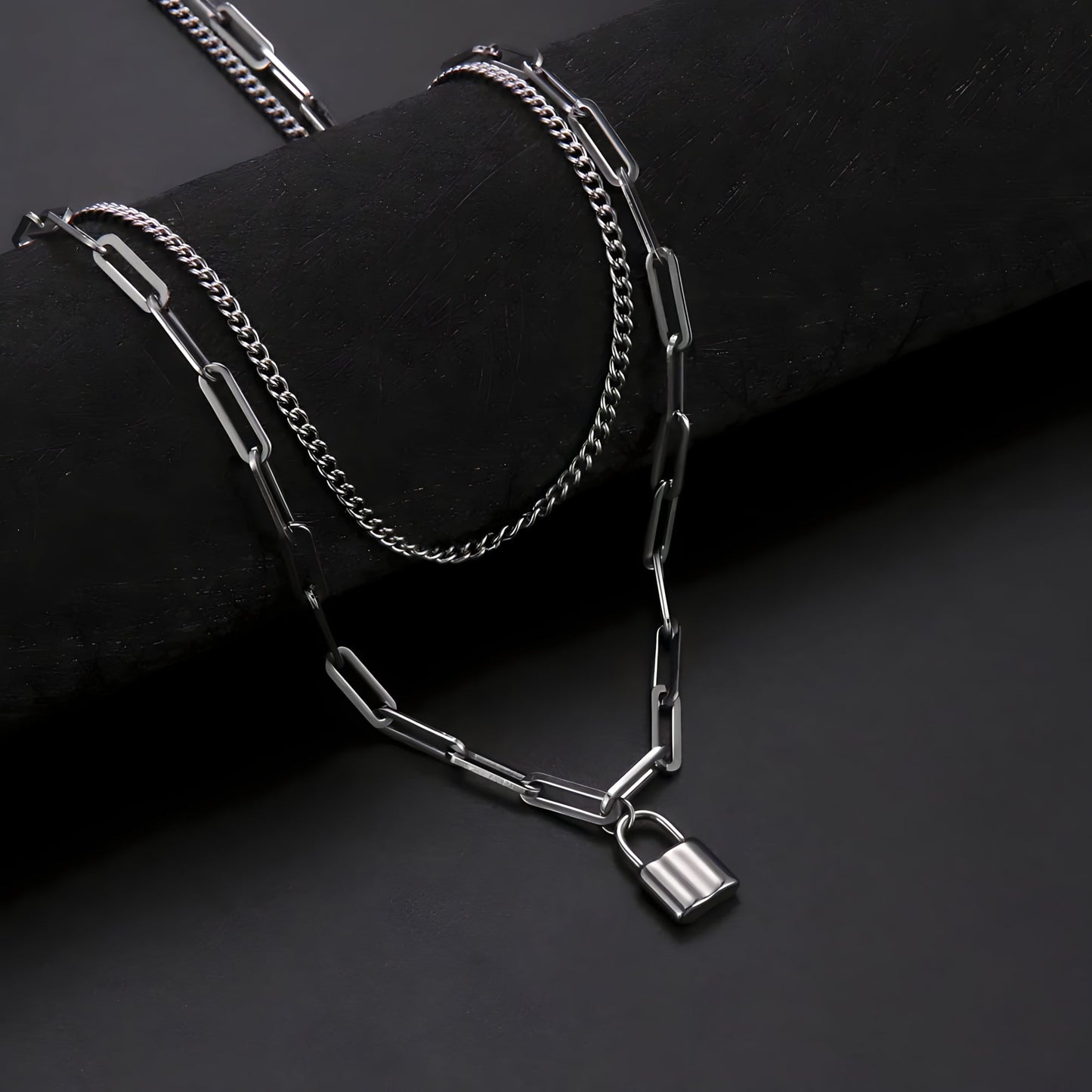 Collier Cadenas Superposé