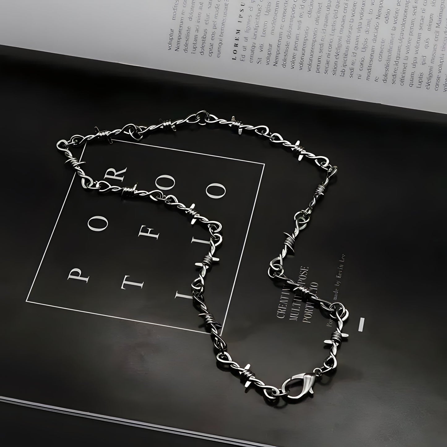 Collier Fil Barbelé