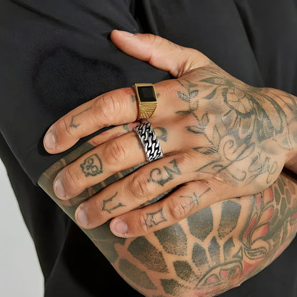 Bague Maillons Cubains