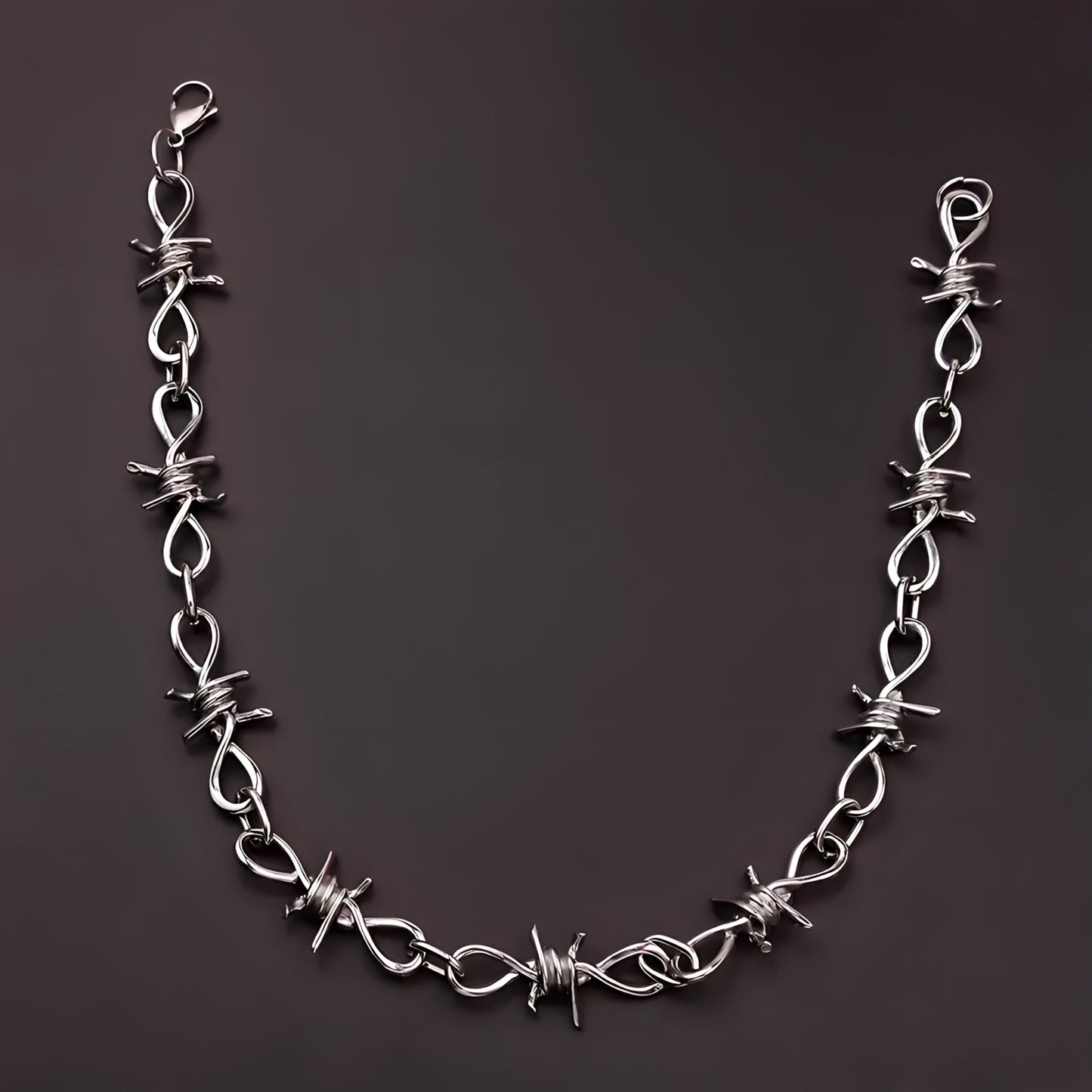 Collier Fil Barbelé Torsadé