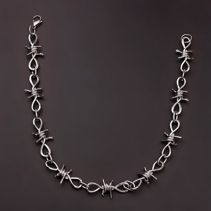 Collier Fil Barbelé Torsadé