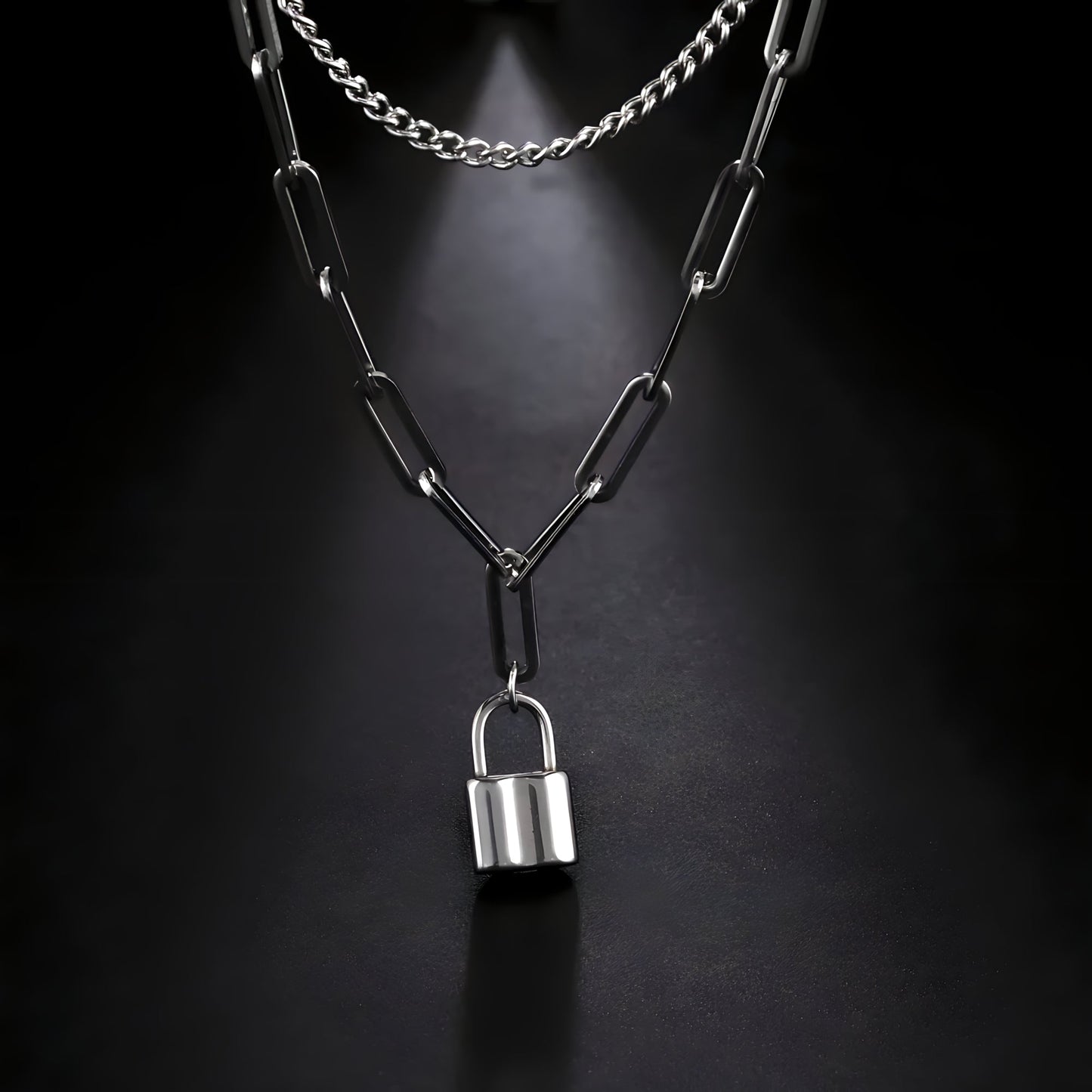 Collier Cadenas Superposé